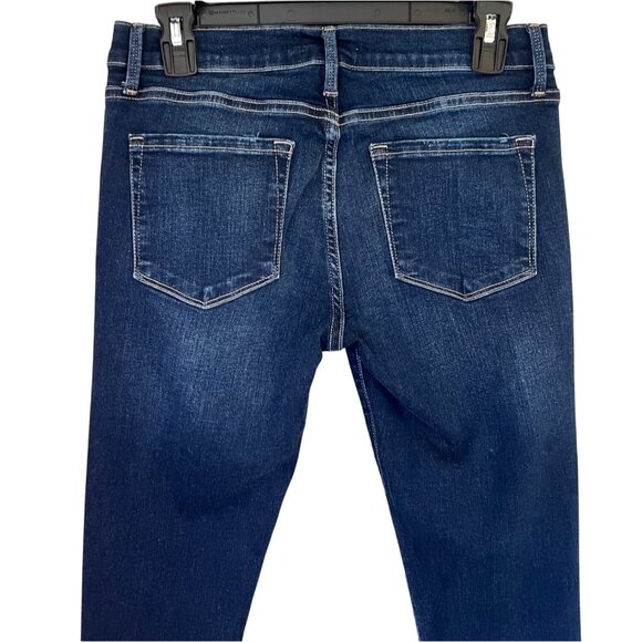Frame Denim Womens Low-Rise Skinny Jeans Dark Wash Size 27 - Picture 4 of 12